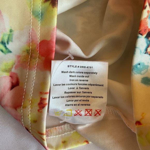 Parisian Collection Floral Halter Neck Dress Size M - Picture 8 of 8